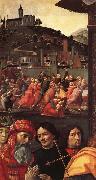Domenicho Ghirlandaio Details of  Anbetung der Konige oil painting